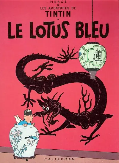 Couverture de l'album Tintin Tome 5 Le lotus bleu