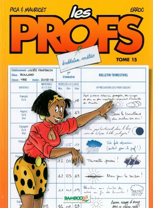 Couverture de l'album Les Profs Tome 15 Bulletin météo