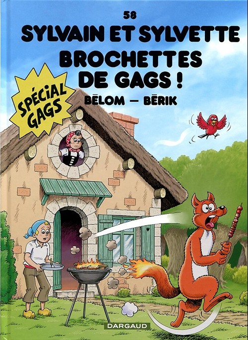 Couverture de l'album Sylvain et Sylvette Tome 58 Brochettes de gags !