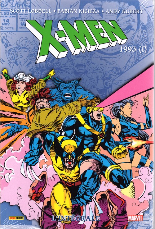 Couverture de l'album X-Men L'intégrale Tome 32 1993 (I)