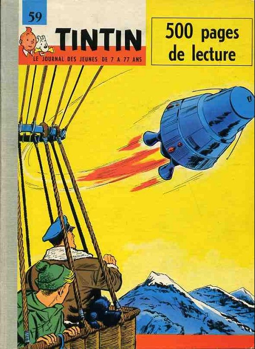 Couverture de l'album Tintin Tome 59 Tintin album du journal (n° 776 à 785)