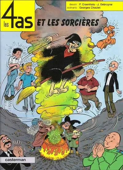 Couverture de l'album Les 4 as Tome 34 Les 4 as et les sorcières