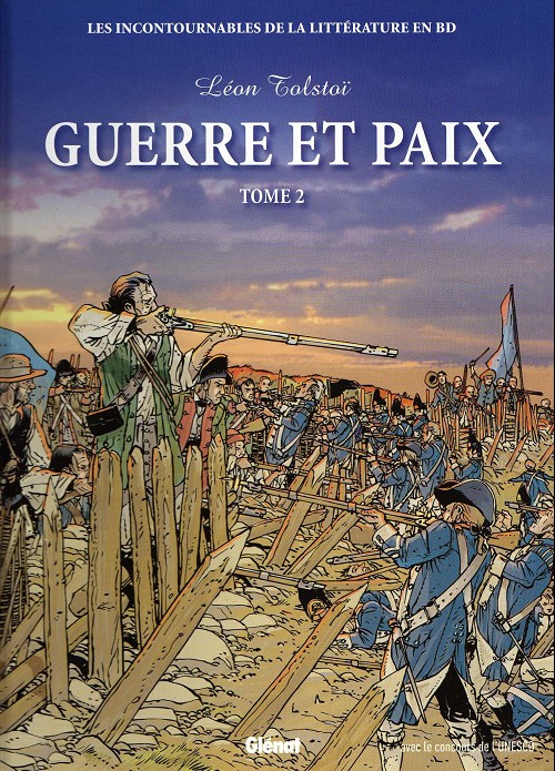 Couverture de l'album Les Incontournables de la littérature en BD Tome 18 Guerre et Paix - Tome 2