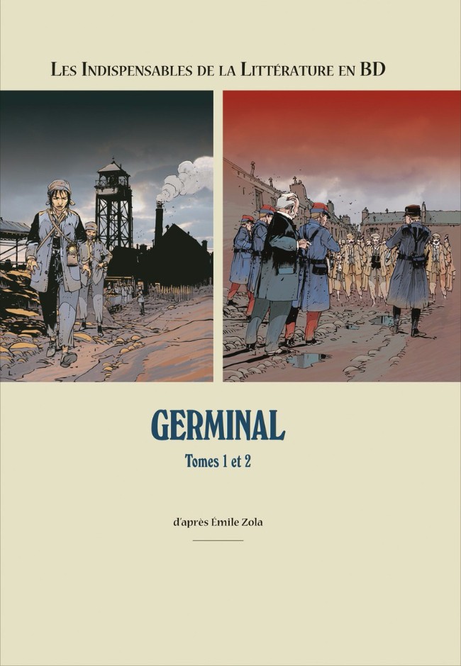 Couverture de l'album Les Indispensables de la Littérature en BD Germinal - Tomes 1 et 2