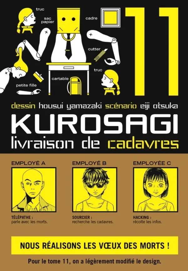 Couverture de l'album Kurosagi, livraison de cadavres 11