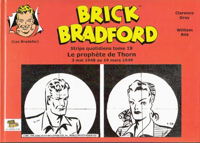 Couverture de l'album Brick Bradford Strips quotidiens Tome 19 Le prophète de Thorn