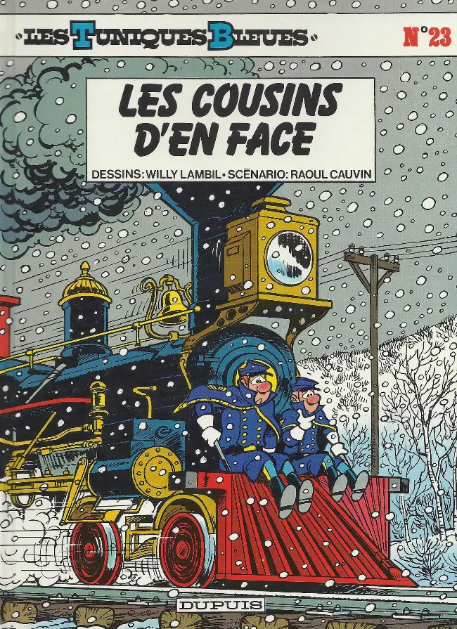 Couverture de l'album Les Tuniques Bleues Tome 23 Les cousins d'en face