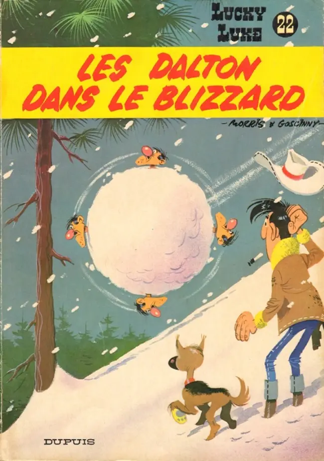 Couverture de l'album Lucky Luke Tome 22 Les Dalton dans le blizzard