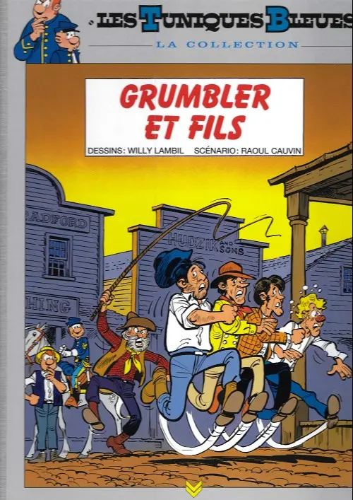 Couverture de l'album Les Tuniques Bleues La Collection (Hachette) Tome 27 Grumbler et fils