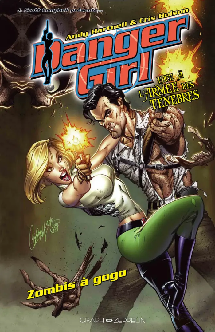 Couverture de l'album Danger Girl Danger Girl face à l'Armée des Ténèbres