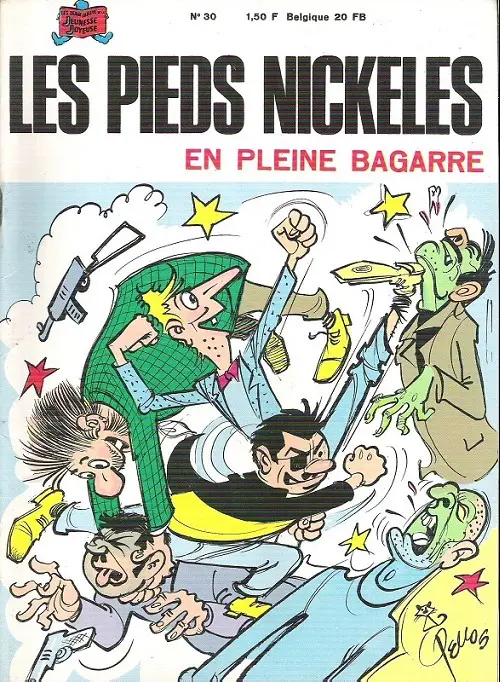 Couverture de l'album Les Pieds Nickelés Tome 30 Les pieds nickelés en pleine bagarre