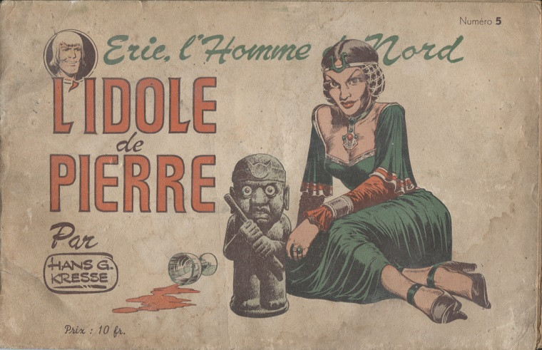 Couverture de l'album Eric, l'homme du Nord numéro 5 L'idole de pierre