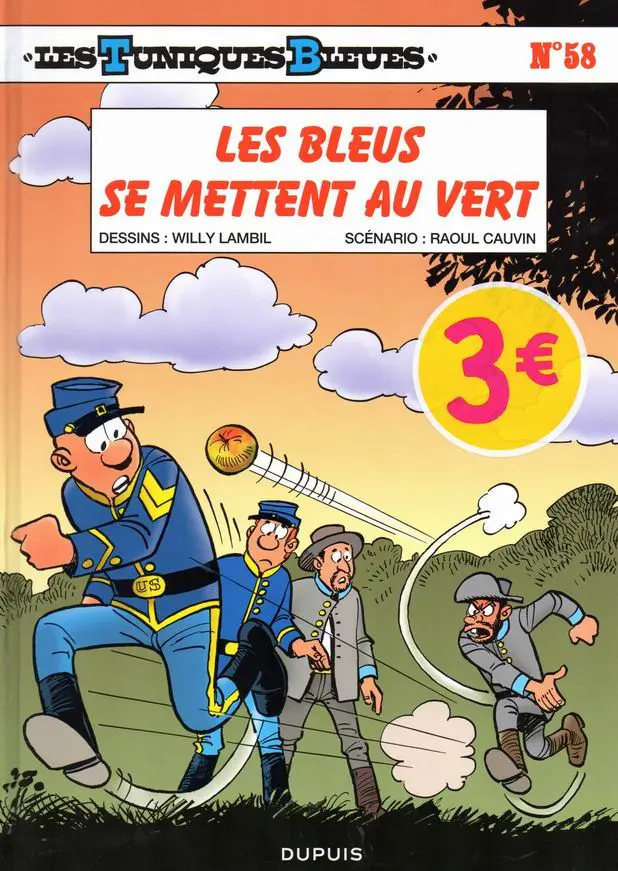 Couverture de l'album Les Tuniques Bleues Tome 58 Les Bleus se mettent au vert