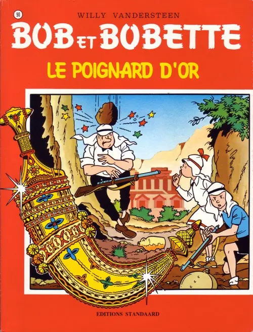 Couverture de l'album Bob et Bobette Tome 90 Le poignard d'or