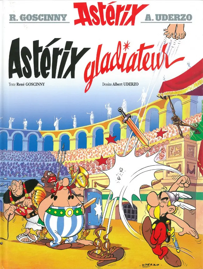 Couverture de l'album Astérix Tome 4 Astérix gladiateur