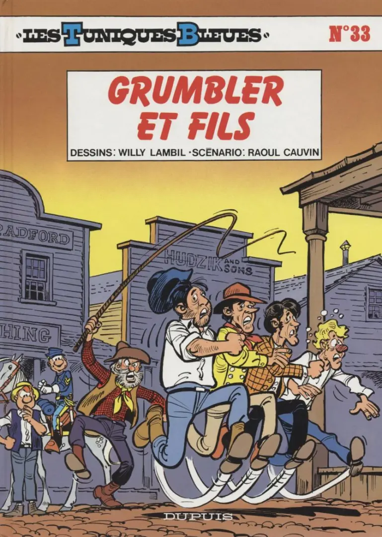 Couverture de l'album Les Tuniques Bleues Tome 33 Grumbler et fils