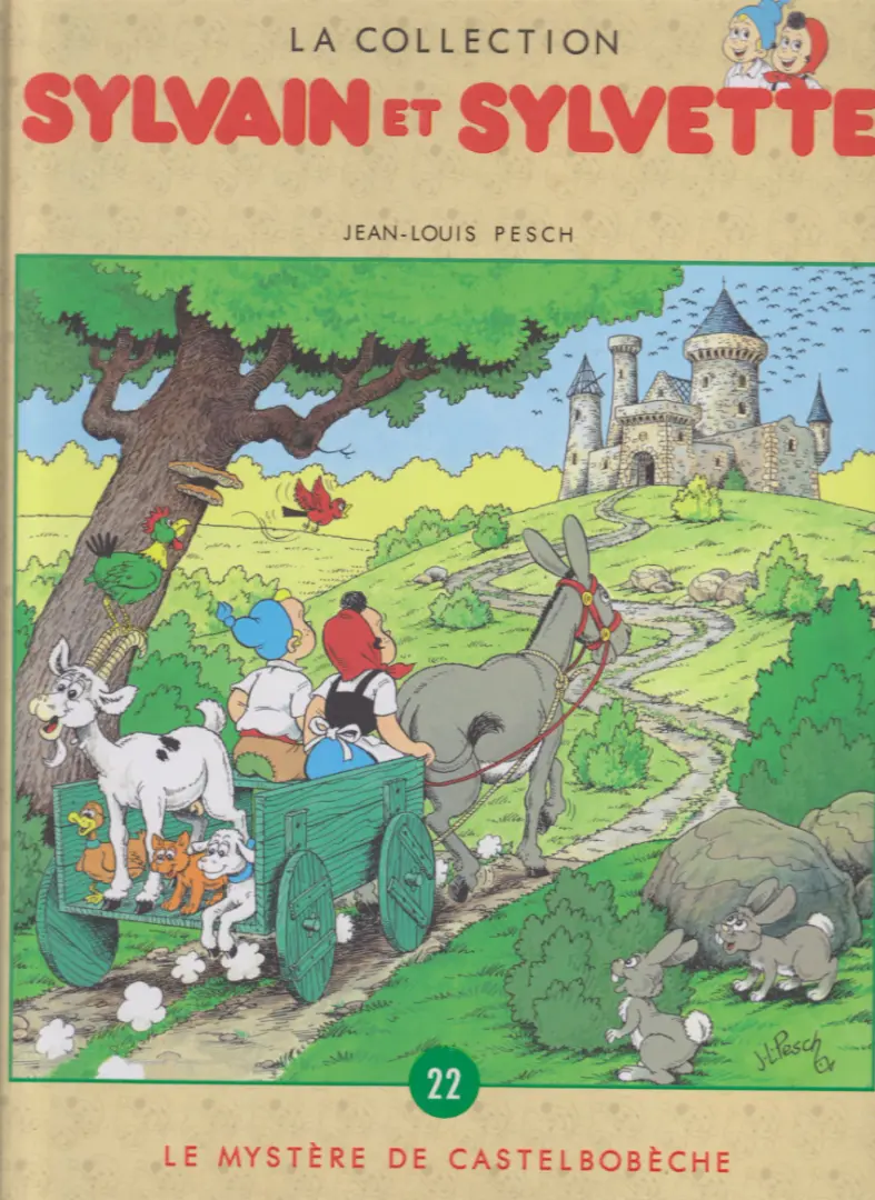 Couverture de l'album Sylvain et Sylvette Tome 22 Le mystère de Castelbobèche