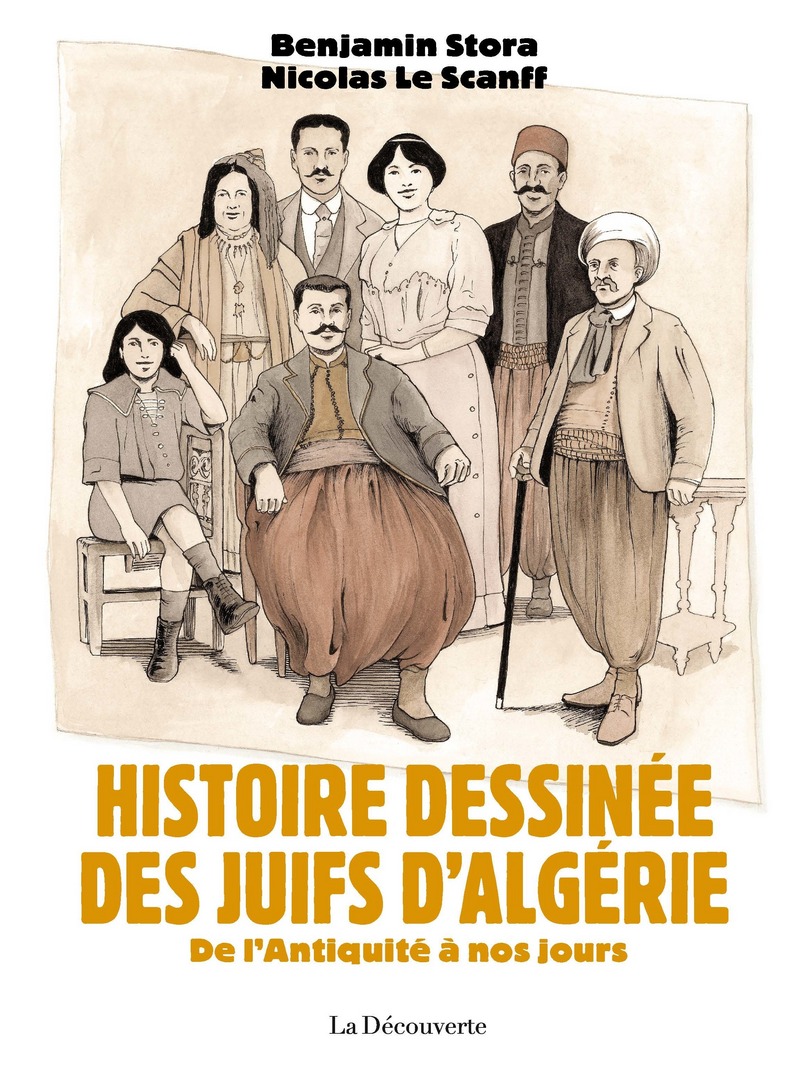 Couverture de l'album Histoire dessinée des Juifs d'Algérie De l'Antiquité à nos jours