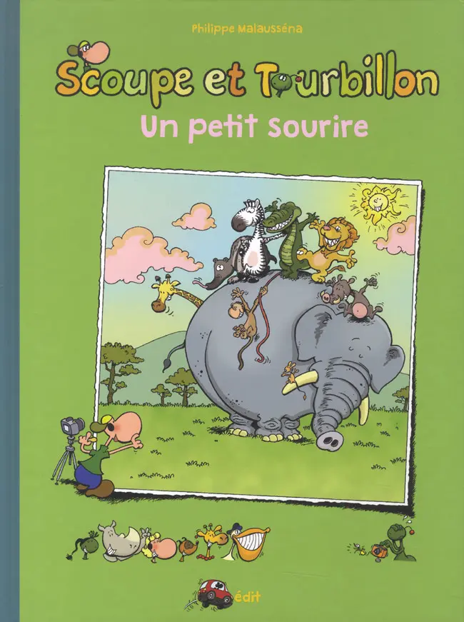 Couverture de l'album Les aventures de Scoupe et Tourbillon Tome 17 Un petit sourire
