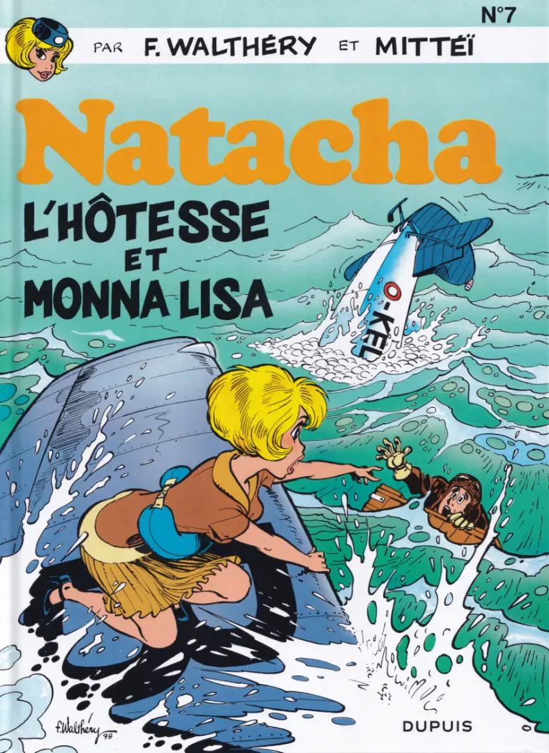 Couverture de l'album Natacha Tome 7 L'hôtesse et Monna Lisa