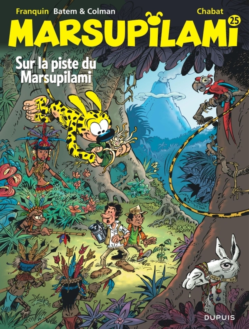 Couverture de l'album Marsupilami Tome 25 Sur la piste du Marsupilami
