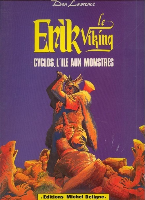 Couverture de l'album Erik le viking Tome 6 Cyclos, l'ile aux monstres