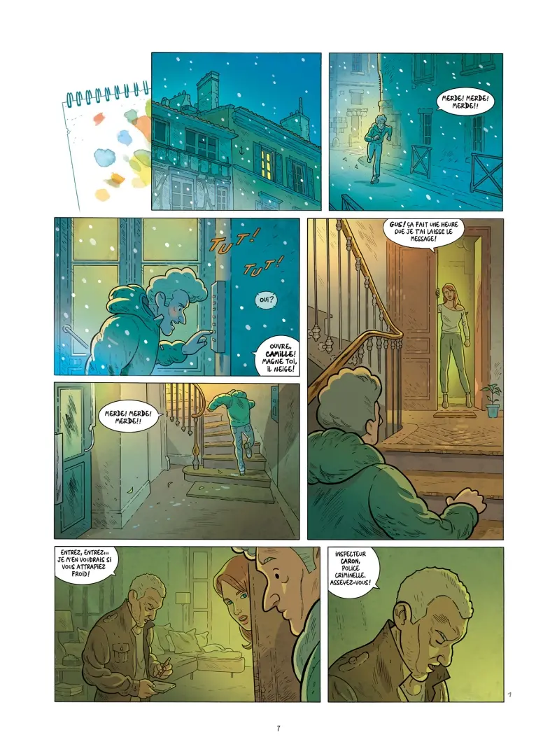 Planche de l'album L'île où le roi n'existe pas