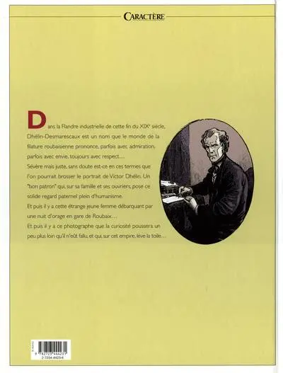 Verso de l'album Souvenirs de Toussaint Tome 7 La toile écarlate
