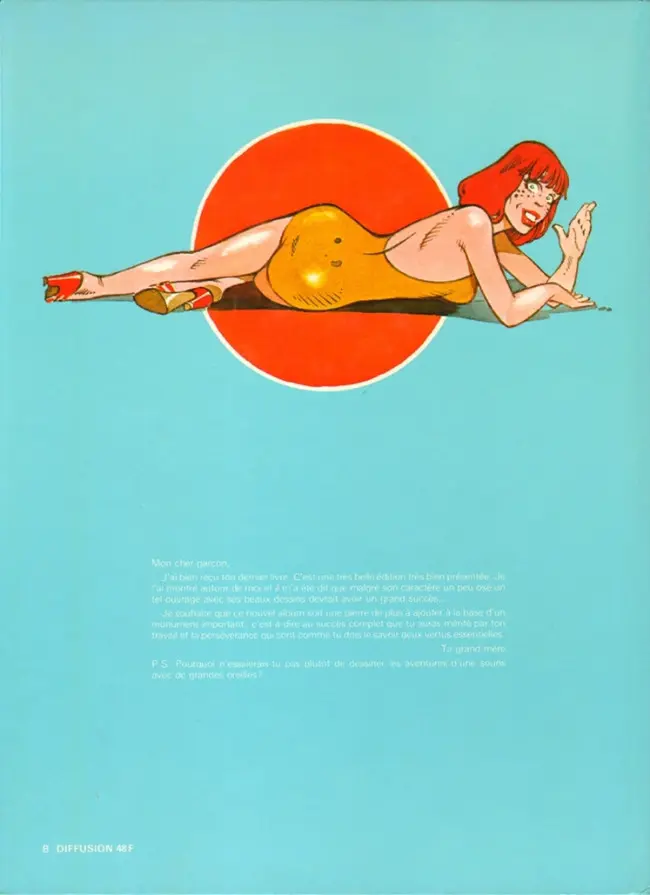 Verso de l'album Sweet délice
