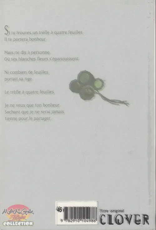 Verso de l'album Trèfle Vol. 2