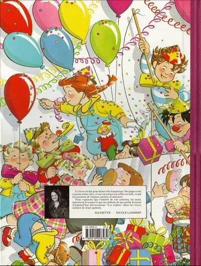 Verso de l'album Les Triplés Tome 5