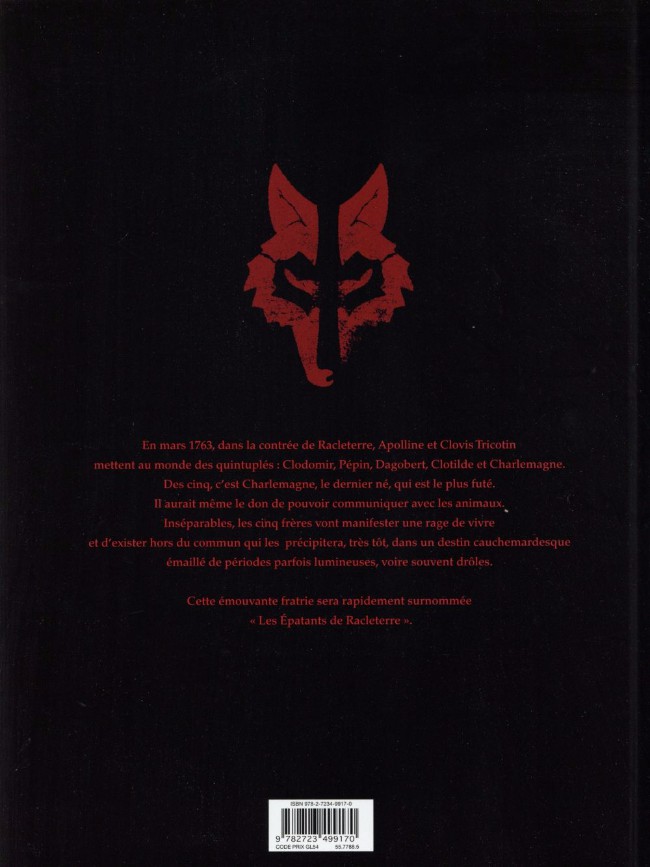 Verso de l'album Un Loup est un Loup Tome 1 Tome 1/2