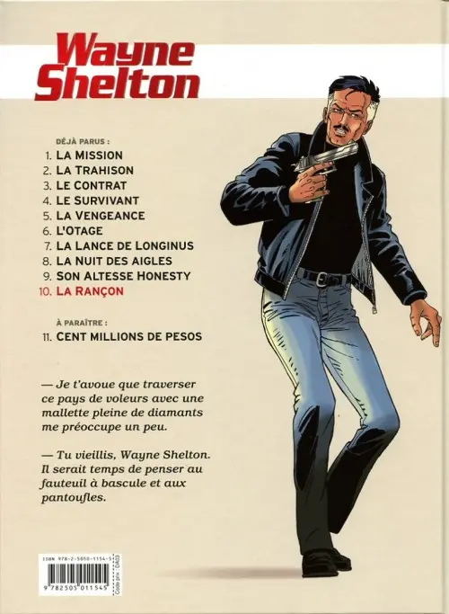Verso de l'album Wayne Shelton Tome 10 La rançon