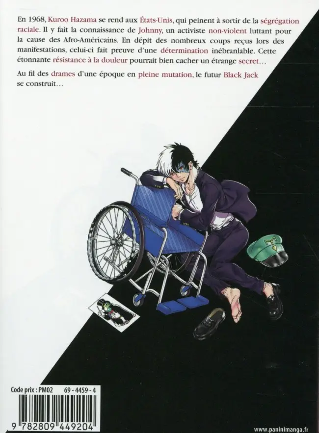 Verso de l'album Young Black Jack 3
