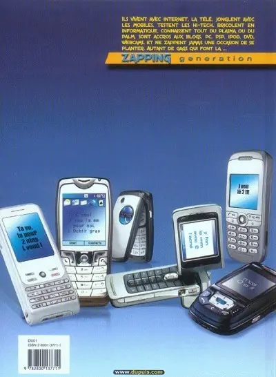 Verso de l'album Zapping generation Tome 1 Trop laids !