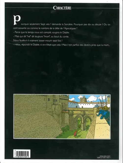 Verso de l'album Les 7 Vies de l'Épervier Tome 5 Le maître des oiseaux
