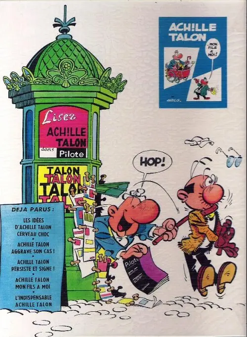Verso de l'album Achille Talon Tome 2 Achille Talon aggrave son cas !