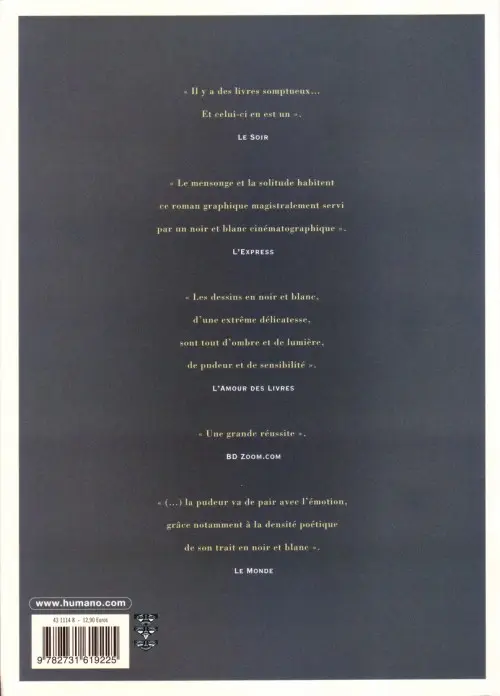 Verso de l'album L'Autre laideur, l'autre folie