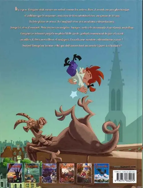 Verso de l'album Gargouilles Tome 2 La clé du temps