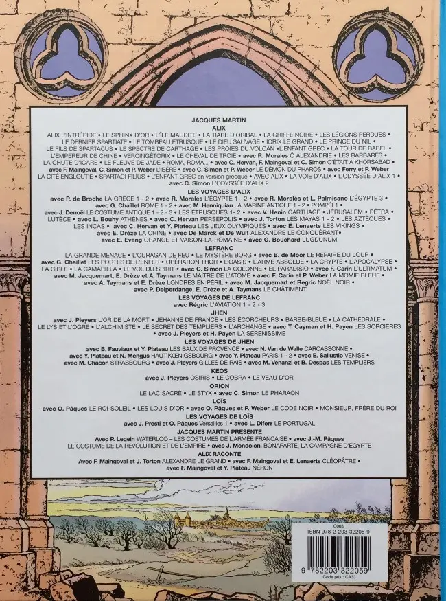 Verso de l'album Jhen Tome 7 L'alchimiste