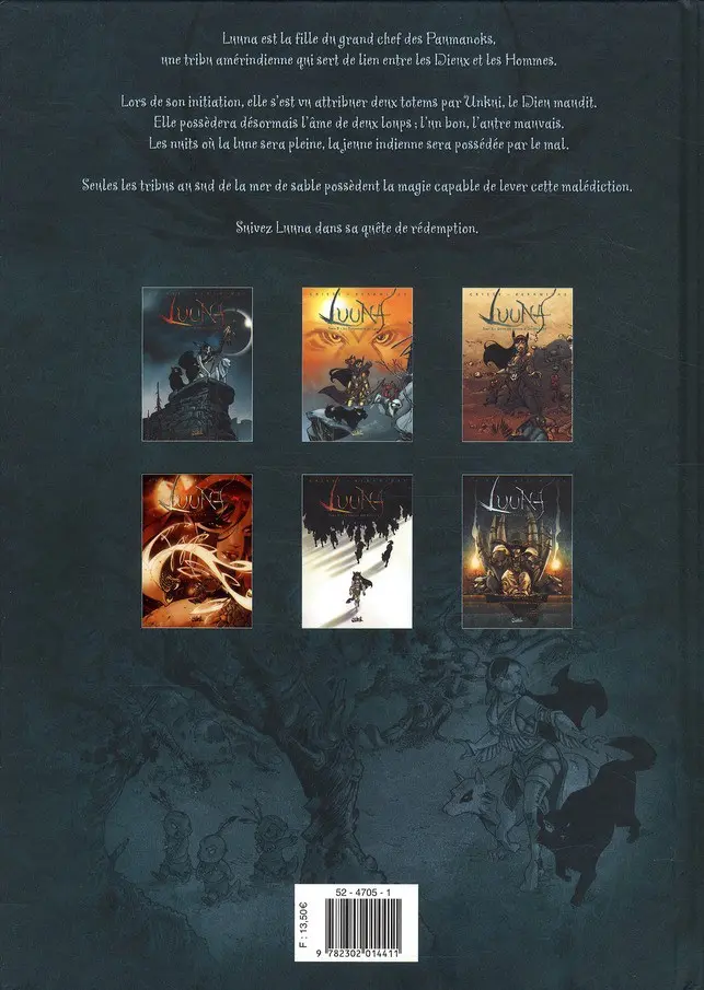 Verso de l'album Luuna Tome 4 Pok-Ta-Pok