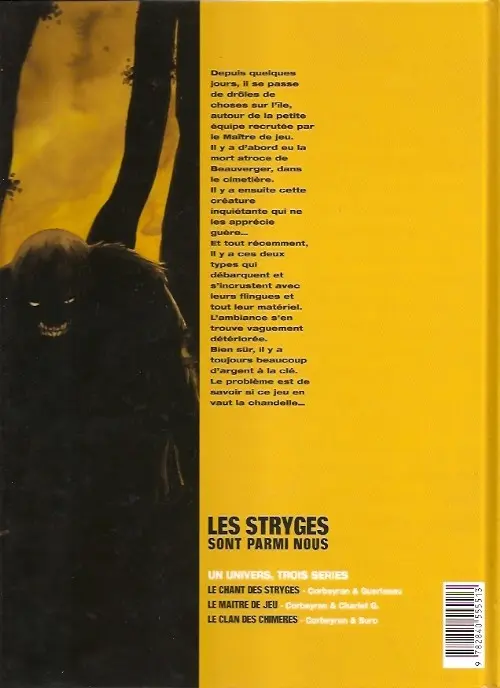 Verso de l'album Le Maître de jeu Tome 2 Prémonition