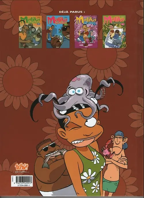 Verso de l'album Malika Secouss Tome 3 Crache ta joie
