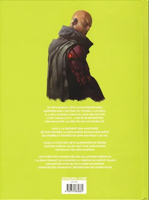 Verso de l'album Méta-Baron Tome 5 Rina la Méta-Gardienne