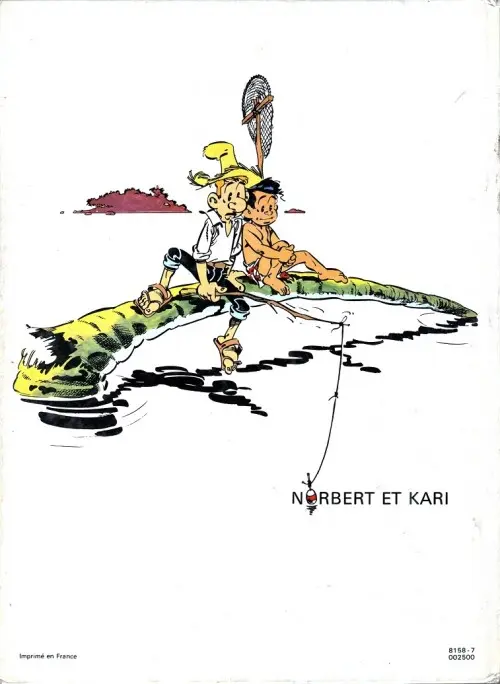 Verso de l'album Norbert et Kari Tome 5 L'élection