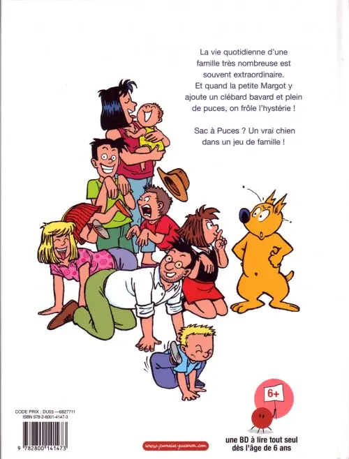 Verso de l'album Sac à puces Tome 3 Gare à ta truffe !