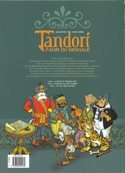 Verso de l'album Tandori Tome 3 Un livre dans la jungle