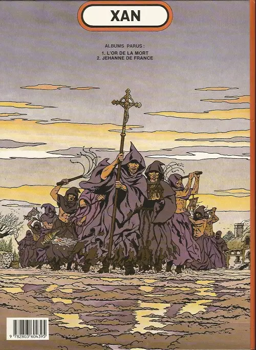 Verso de l'album Xan Tome 1 L'or de la mort