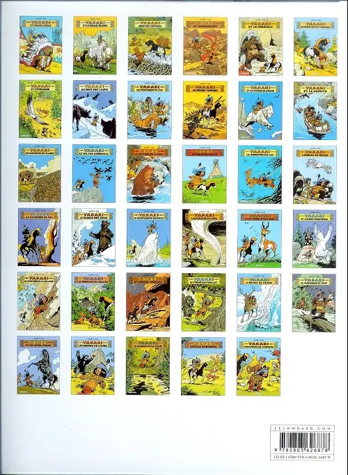 Verso de l'album Yakari Tome 2 Yakari et le bison blanc