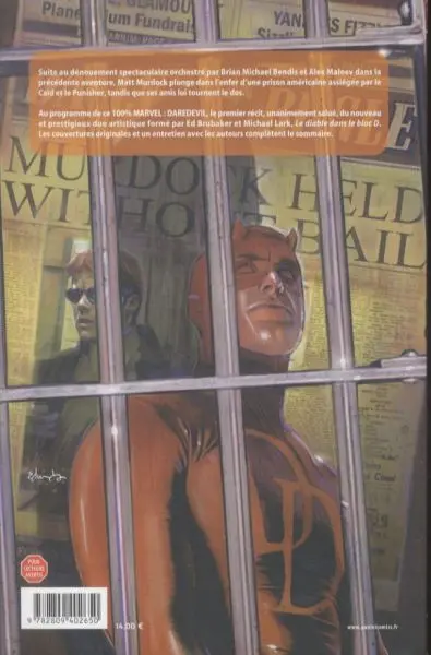 Verso de l'album Daredevil Tome 14 Le diable dans le bloc D